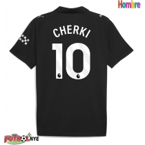 Camiseta Manchester City Rayan Cherki #10 Visitante Equipación 2025-26 manga corta